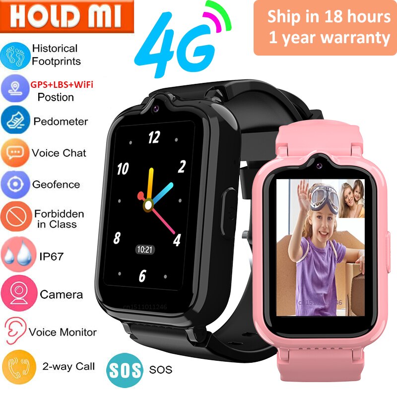 ο 4G Ʈ ġ  GPS    ȭ ð  Smartwatch ī޶ SOS ȭ  ȵ̵ Ios